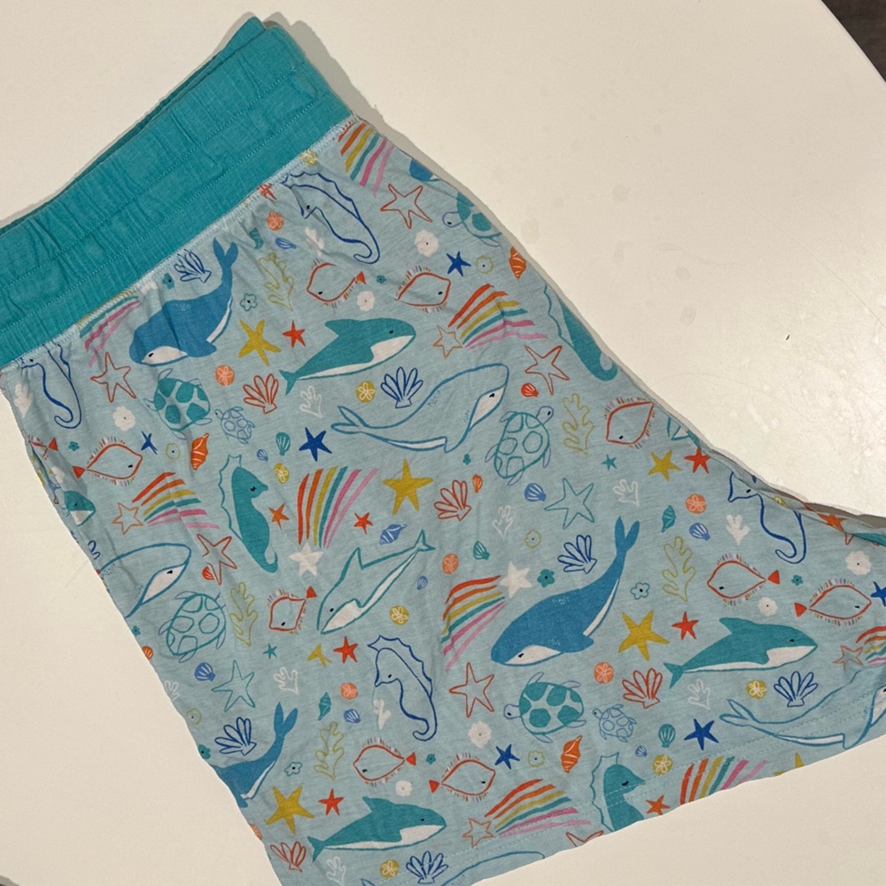 Little Sleepies Women’s Marine Life Pajama Shorts, Size Small